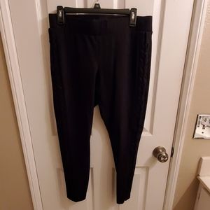 Black Lace up Legging